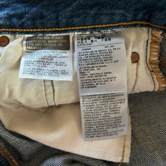 Levi's High Rise 501 Button Fly Cut Off Shorts Size 29 - Picture 5 of 13